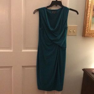 Teal cocktail dress